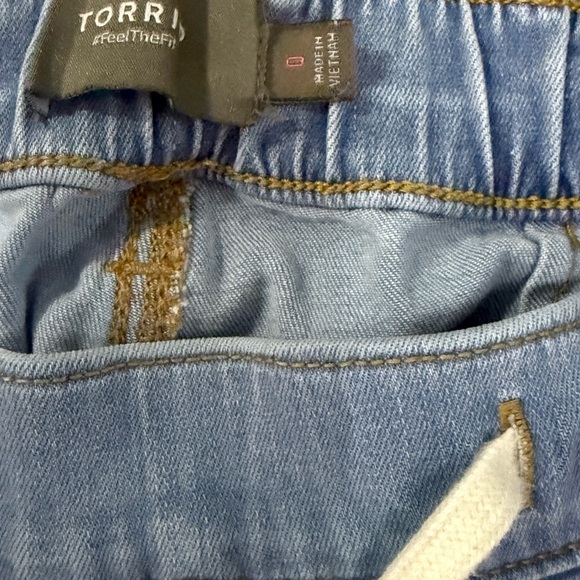 Torrid Weekend Wide Leg Crop Super Soft Stretch Waist Size 0 - Picture 2 of 10